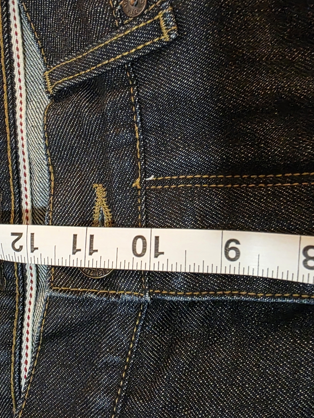 Diamonds Selvedge Denim Jeans – Size 36 – 100% Cotton – Button Fly – Heritage Ra - Picture 16 of 16